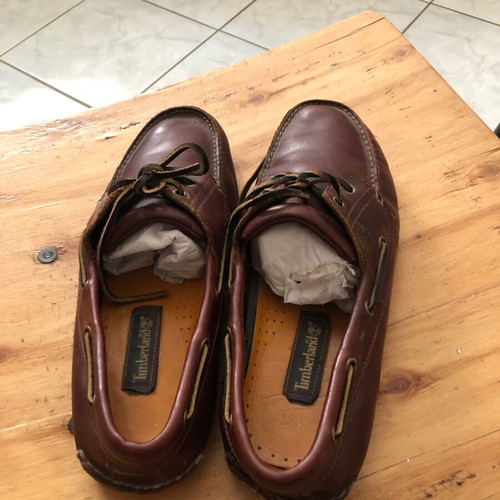 Timberland boat shoes like new, size 45, brown