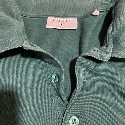 Valentino polo shirt size XL used, green