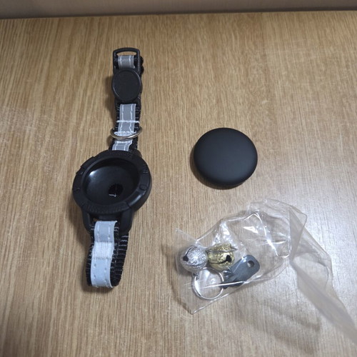 Pet collar new with built-in holder for Apple AirTag or GPS tracker