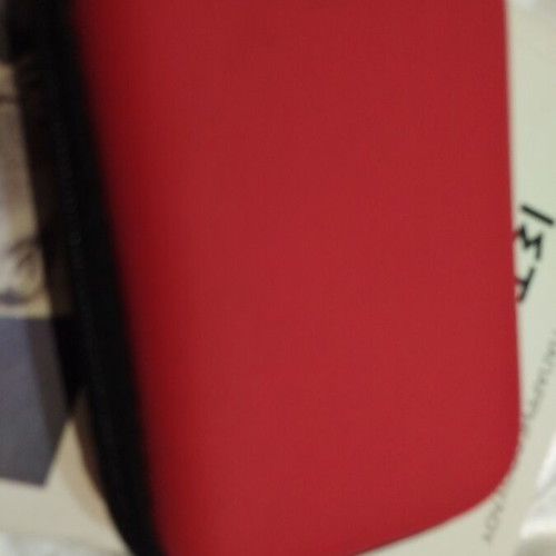 Jewelry case red, new, 12x8 cm