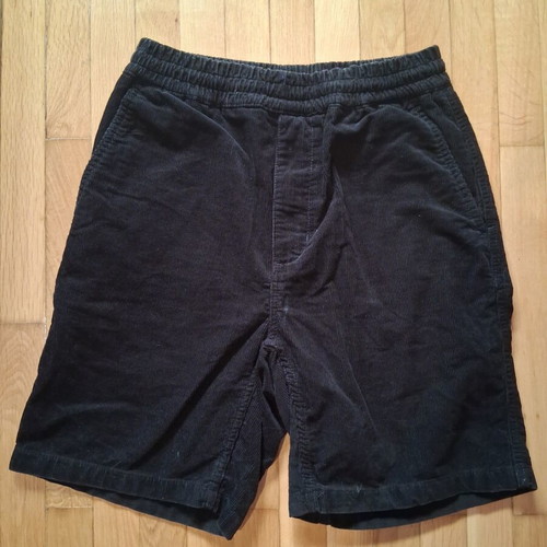 Carhartt Wip black Flint shorts, size S