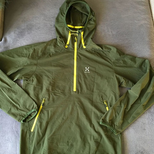 Haglöfs Anorak Boa/Krait/Viper Men Jacket L like new, green