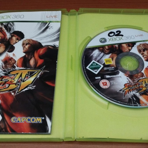 Street Fighter IV Xbox 360 game used, fighting genre