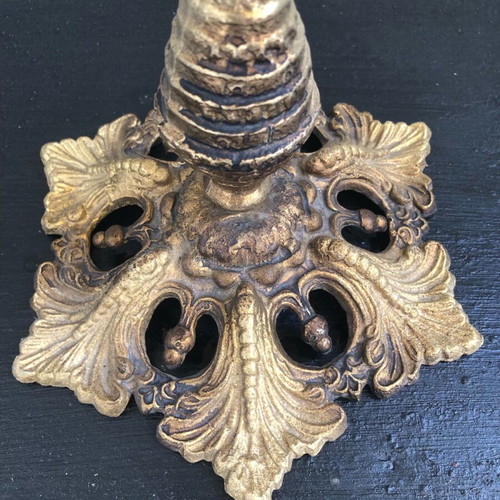 Table lamp antique used, vintage 1960s style
