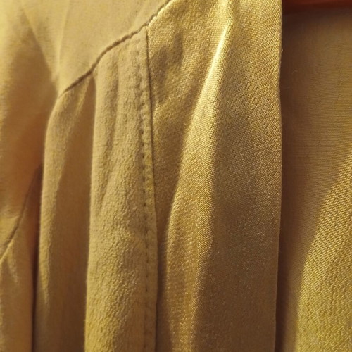 Short kimono like new, mustard viscose, oversized fit