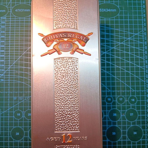Chivas Regal whiskey bottle collectible box like new