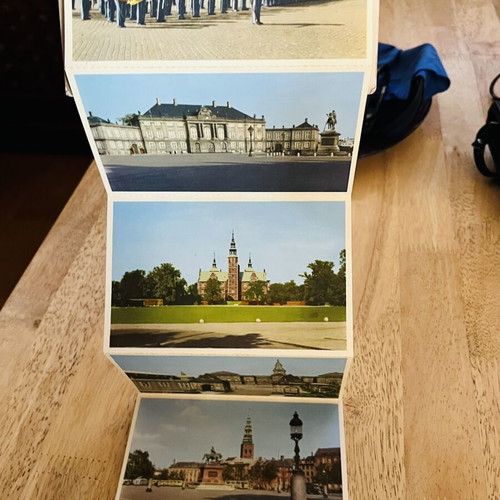 Vintage Copenhagen Postcard Folder set of 10 cards, excellent condition