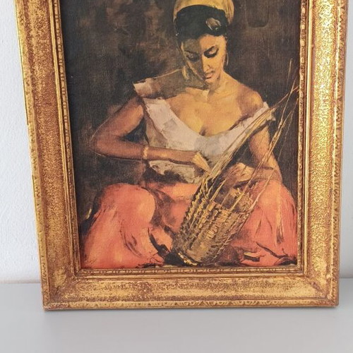 Vintage painting 63cm x 51cm