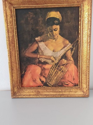Vintage painting 63cm x 51cm