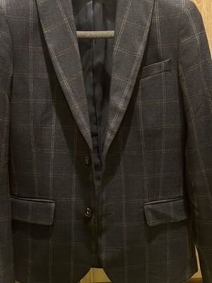 Calliope Jacket 44 like new, black and blue