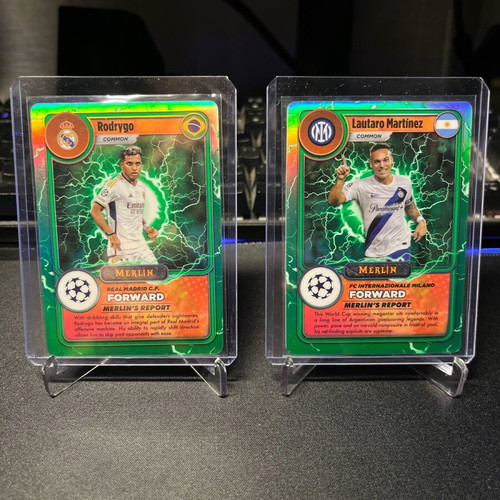 Topps Merlin 2023-2024 Merlin’s gamer Lautaro & Rodrygo new