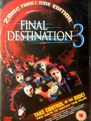 DVD Final Destination 3 μεταχειρισμένο, θρίλερ τρόμου με αγγλικούς υπότιτλους