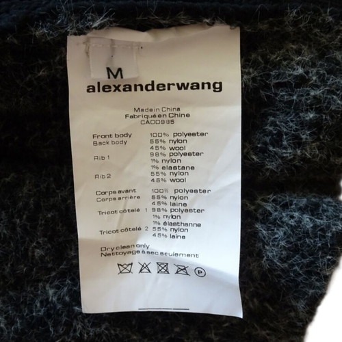 Alexander Wang two tone long sleeve cardigan like new, size M