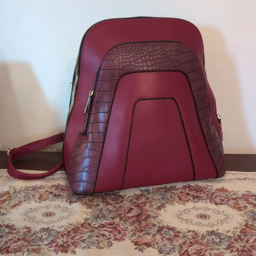 V&N Burgundy Backpack bag