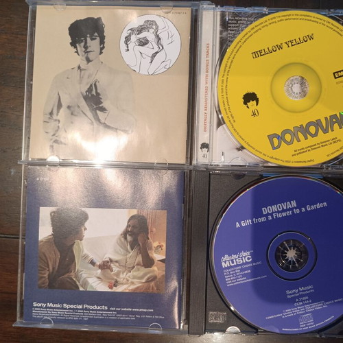 Donovan collectible CDs Mellow Yellow & A Gift From A Flower To A Garden like new