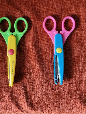 Craft scissors set like new, 2 pieces