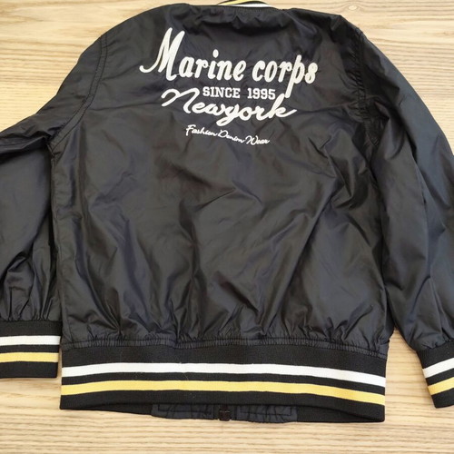 Marine Corps bomber jacket for boys 4 years, black