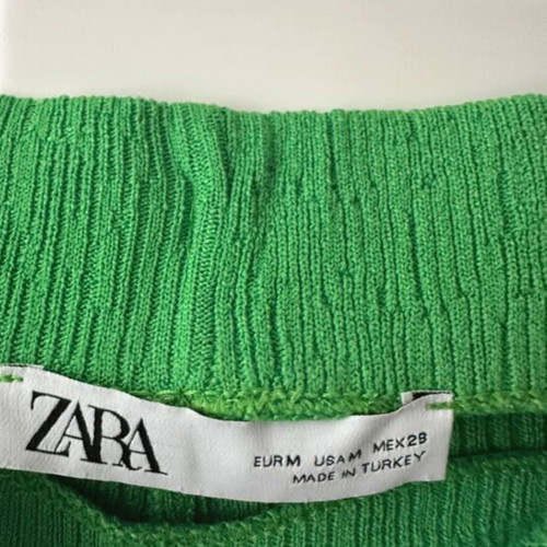 Zara pants like new, green, size M