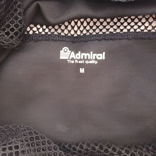 Admiral Athletic Mesh Hoodie like new, black, size M