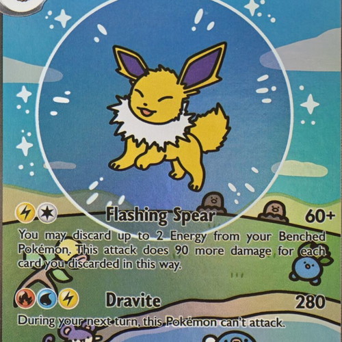 Pokemon Flareon Jolteon Vaporeon Bubble Cards in excellent condition