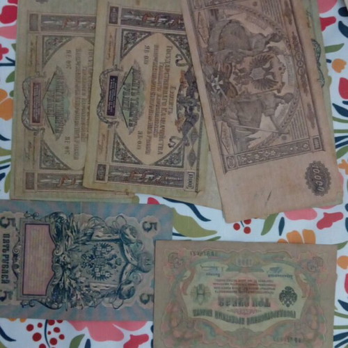 Collection of banknotes like new from Greece