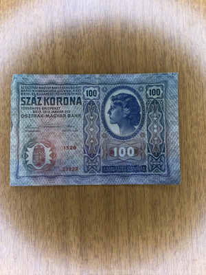Austro-Hungarian 100 Kronen banknote 1912