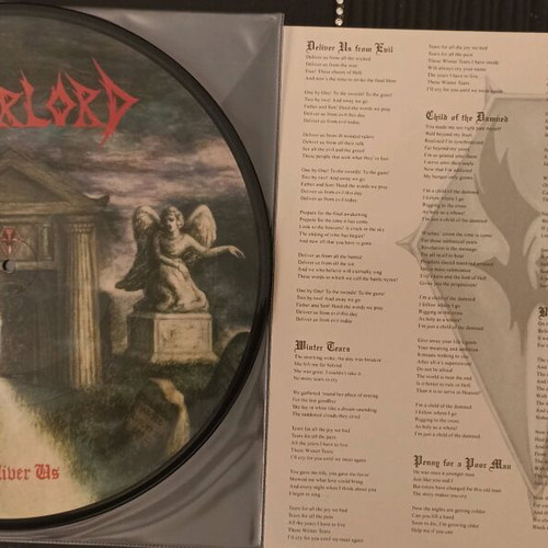 Warlord Deliver Us Pic.LP new, metal