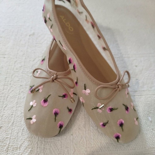 Aldo ballerinas new, beige, size 39.5-40, romantic style