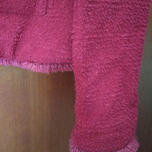 Mango tweed jacket fuchsia used with pockets