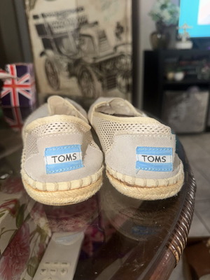 Toms εσπαντρίγιες μεταχειρισμένες, μπεζ, νούμερο 36.5-37