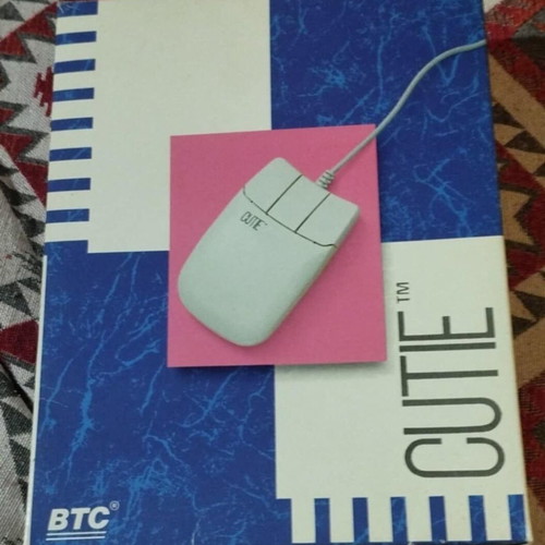 Cutie 3 Button PC Mouse vintage 80's 90's new in box