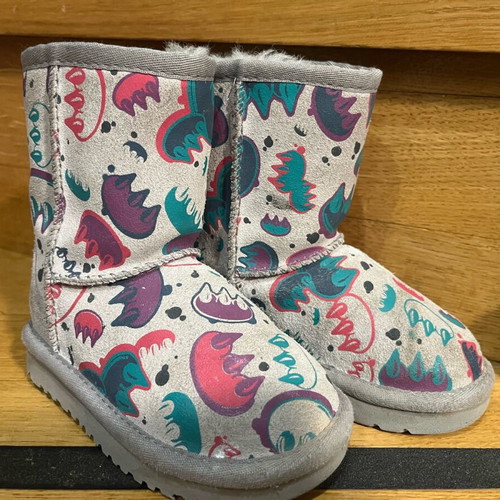 Ugg kids boots like new, grey, size 23-24