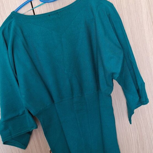 H&M women's blouse like new, green, size M