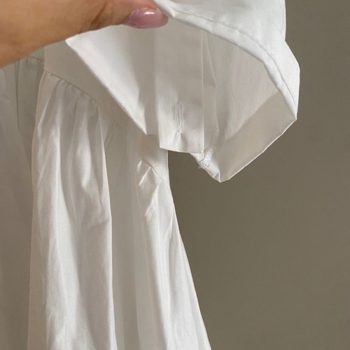 white shirt dress small