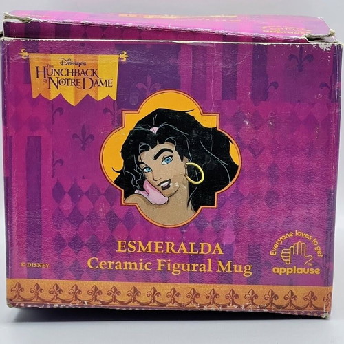 Large collectible vintage 3D Esmeralda Disney mug new