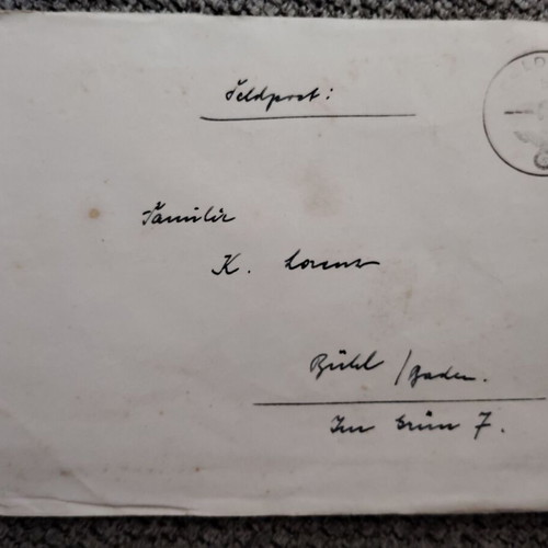 Germany Reich Feldpost 2 Envelopes and Card 1942 like new