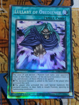 Lullaby Of Obedience Yu-Gi-Oh! card like -  1,50 - Vendora.cy