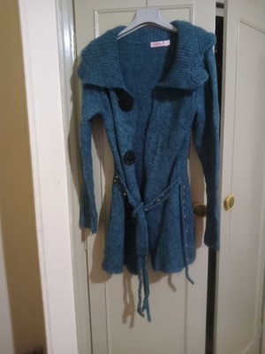 Long wool cardigan Large/XL, warm