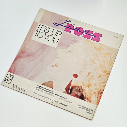 Lian Ross It's Up To You 12" Maxi Single vinyl record mint
