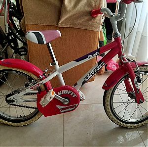 Ποδήλατο Drag Rush 16” Kidfit ροζ-λευκο