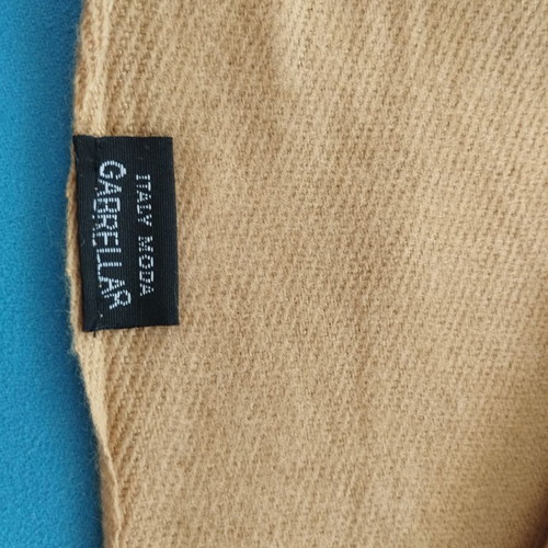 Vintage Gabrella Italy Moda scarf camel beige new