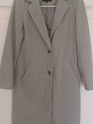 New Look coat gray Small like new without defects
