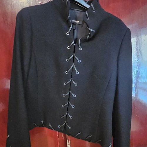 Escada black jacket size L