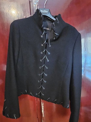 Escada black jacket size L