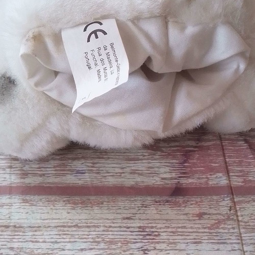 Plush puppet dog toy used Dalmatian Dog