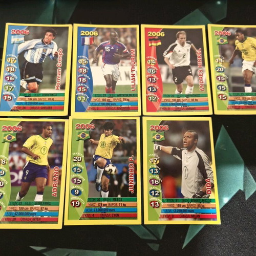 Football cards used, old collectible pack