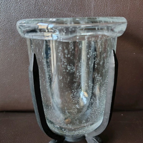 Decorative set made of blown glass like new