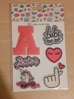 Iron patches sealed, new