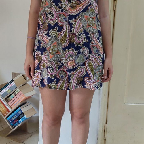 mini dress with zipper