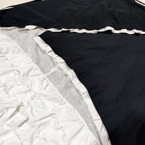 Giorgio Ajutanti asymmetrical black and white skirt XL like new